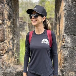 Camisa Manga Longa Dry Run UV Feminina Preta