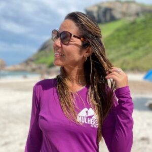 Camisa Manga Longa Dry Run UV Feminina Roxa